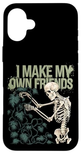 I Make My Own Friends Skelett Pflanze Goth Humor Hülle für iPhone 16 Plus I Make My Own Friends Skelett Pflanze Goth Humor Hülle für iPhone 16 Plus von Gartenarbeit Dark Humor Vintage Lustiges Geschenk
