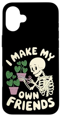 I Make My Own Friends Skelett Pflanze Goth Humor Hülle für iPhone 16 Plus I Make My Own Friends Skelett Pflanze Goth Humor Hülle für iPhone 16 Plus von Gartenarbeit Dark Humor Vintage Lustiges Geschenk