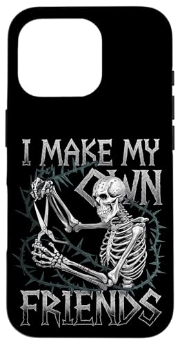 I Make My Own Friends Skelett Pflanze Goth Humor Hülle für iPhone 16 Pro I Make My Own Friends Skelett Pflanze Goth Humor Hülle für iPhone 16 Pro von Gartenarbeit Dark Humor Vintage Lustiges Geschenk