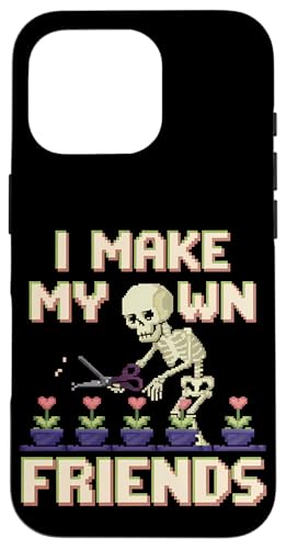I Make My Own Friends Skelett Pflanze Goth Humor Hülle für iPhone 16 Pro I Make My Own Friends Skelett Pflanze Goth Humor Hülle für iPhone 16 Pro von Gartenarbeit Dark Humor Vintage Lustiges Geschenk