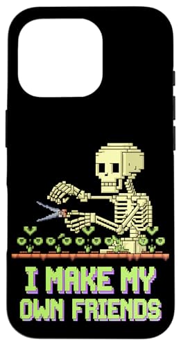 I Make My Own Friends Skelett Pflanze Goth Humor Hülle für iPhone 16 Pro I Make My Own Friends Skelett Pflanze Goth Humor Hülle für iPhone 16 Pro von Gartenarbeit Dark Humor Vintage Lustiges Geschenk