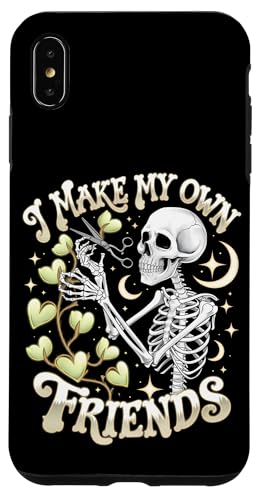 I Make My Own Friends Skelett Pflanze Goth Humor Hülle für iPhone XS Max I Make My Own Friends Skelett Pflanze Goth Humor Hülle für iPhone XS Max von Gartenarbeit Dark Humor Vintage Lustiges Geschenk