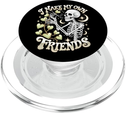 I Make My Own Friends Skelett Pflanze Goth Humor PopSockets PopGrip für MagSafe I Make My Own Friends Skelett Pflanze Goth Humor PopSockets PopGrip für MagSafe von Gartenarbeit Dark Humor Vintage Lustiges Geschenk