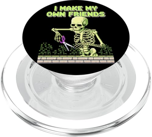 I Make My Own Friends Skelett Pflanze Goth Humor PopSockets PopGrip für MagSafe I Make My Own Friends Skelett Pflanze Goth Humor PopSockets PopGrip für MagSafe von Gartenarbeit Dark Humor Vintage Lustiges Geschenk