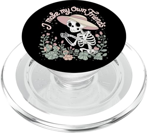 I Make My Own Friends Skelett Pflanze Goth Humor PopSockets PopGrip für MagSafe I Make My Own Friends Skelett Pflanze Goth Humor PopSockets PopGrip für MagSafe von Gartenarbeit Dark Humor Vintage Lustiges Geschenk