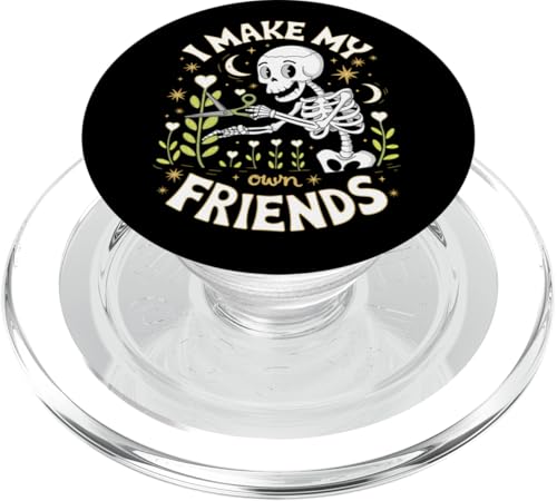 I Make My Own Friends Skelett Pflanze Goth Humor PopSockets PopGrip für MagSafe I Make My Own Friends Skelett Pflanze Goth Humor PopSockets PopGrip für MagSafe von Gartenarbeit Dark Humor Vintage Lustiges Geschenk