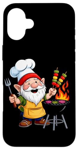 Grillender Zwerg Meister Am Grill Hülle für iPhone 16 Plus Grillender Zwerg Meister Am Grill Hülle für iPhone 16 Plus von Gartenzwerg Grillen Sommer Kochspaß