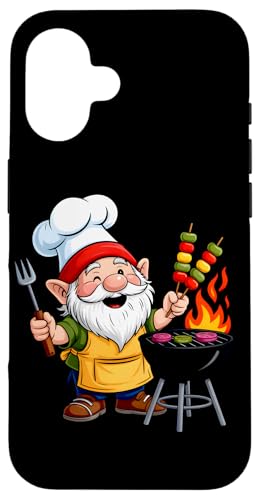Grillender Zwerg Meister Am Grill Hülle für iPhone 16 Grillender Zwerg Meister Am Grill Hülle für iPhone 16 von Gartenzwerg Grillen Sommer Kochspaß