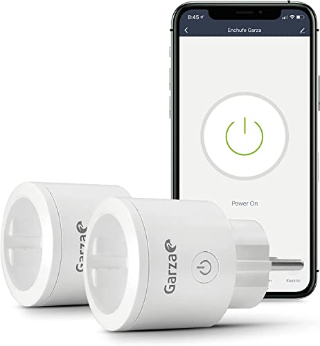 Garza - 2er-Pack Smart Wifi Plugs, Programmierbar, Wifi 2.4GHz, Mit Verbrauchsanzeige, Fernsteuerung per App und Alexa/Google Sprachsteuerung, Weiß Garza - 2er-Pack Smart Wifi Plugs, Programmierbar, Wifi 2.4GHz, Mit Verbrauchsanzeige, Fernsteuerung per App und Alexa/Google Sprachsteuerung, Weiß von Garza