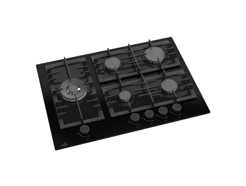 Gasline Einbau Gasherd, 5 flammig,Glaskeramik Gaskochfeld, GAG70GLG, 3,8kW WOK Brenner, Sabaf-Brenner, Erdgas/Propangas, Elektrische 1-Handzündung, Thermoelektrische Zündsicherung Gasline Einbau Gasherd, 5 flammig,Glaskeramik Gaskochfeld, GAG70GLG, 3,8kW WOK Brenner, Sabaf-Brenner, Erdgas/Propangas, Elektrische 1-Handzündung, Thermoelektrische Zündsicherung von Gasline