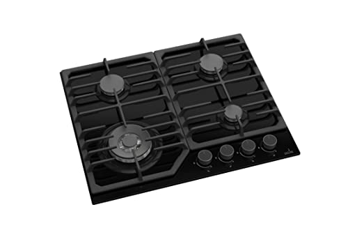 Gasline Einbau Gasherd, Glaskeramik, 4 flammig, Gaskochfeld, WOK-Brenner 3.8kW, GAG60GLWG Schwarz, Sabaf-Brenner, Erdgas/Propangas, Elektrische 1-Handzündung, Thermoelektrische Zündsicherung Gasline Einbau Gasherd, Glaskeramik, 4 flammig, Gaskochfeld, WOK-Brenner 3.8kW, GAG60GLWG Schwarz, Sabaf-Brenner, Erdgas/Propangas, Elektrische 1-Handzündung, Thermoelektrische Zündsicherung von Gasline