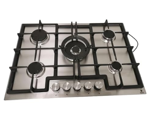 Gasline Einbau Gasherd,5 flammig, Gaskochfeld, GAG75INX Edelstahl, Sabaf-Brenner, Erdgas/Propangas, Elektrische 1-Handzündung, Thermoelektrische Zündsicherung Propan/Erdgas Gasline Einbau Gasherd,5 flammig, Gaskochfeld, GAG75INX Edelstahl, Sabaf-Brenner, Erdgas/Propangas, Elektrische 1-Handzündung, Thermoelektrische Zündsicherung Propan/Erdgas von Gasline