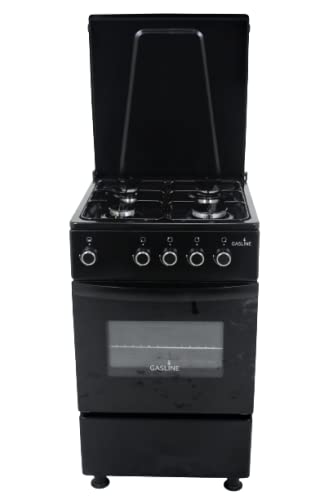 Gasline Gas Standherd SHGG5050THTB / schwarz/Camping / 50cm Breit/Gasherd/LPG/ERDGAS/Schwarz/kein strom notwendig von Gasline