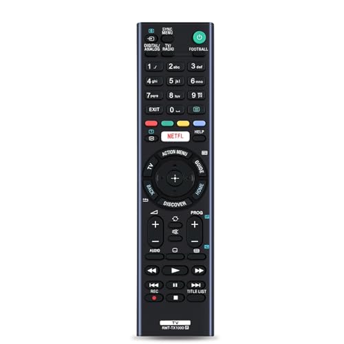 Ersatz-Fernbedienung für Sony RMT-TX100D für Sony Bravia TV RMT-TX200E RMT-TX300E RMT-TX102D RMT-TX101J Netflix Shortcut-Taste inklusive Ersatz-Fernbedienung für Sony RMT-TX100D für Sony Bravia TV RMT-TX200E RMT-TX300E RMT-TX102D RMT-TX101J Netflix Shortcut-Taste inklusive von Gasper