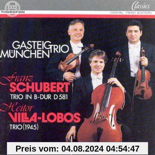 Trio B-Dur d.581 / Trio 1945 von Gasteig-Trio