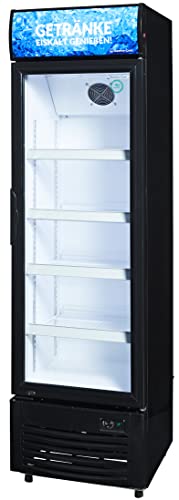 Gastro-Cool Getränkekühlschrank, Displaykühlschrank, Glastürkühlschrank, Werbedisplay, schwarz-weiß, GCDC280 Gastro-Cool Getränkekühlschrank, Displaykühlschrank, Glastürkühlschrank, Werbedisplay, schwarz-weiß, GCDC280 von Gastro-Cool