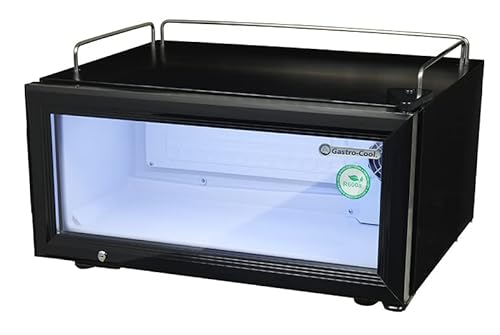 Gastro-Cool, Getränkekühlschrank, Glaskühlschrank, flach, für den Impulskauf, schwarz-weiß, GCGD15 Gastro-Cool, Getränkekühlschrank, Glaskühlschrank, flach, für den Impulskauf, schwarz-weiß, GCGD15 von Gastro-Cool