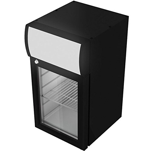 Gastro-Cool - Werbekühlschrank - Minikühlschrank - Minibar - schwarz/weiß - LED - GCDC25 Gastro-Cool - Werbekühlschrank - Minikühlschrank - Minibar - schwarz/weiß - LED - GCDC25 von Gastro-Cool