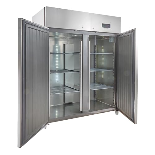 GastroHero ECO 1300 GN 2/1 Monoblock Gastronomie Kühlschrank Gastronomiebedarf, 1350 Liter, Großvolumiger freistehender Gewerbekühlschrank, Energiesparend, Robuste Bauweise GastroHero ECO 1300 GN 2/1 Monoblock Gastronomie Kühlschrank Gastronomiebedarf, 1350 Liter, Großvolumiger freistehender Gewerbekühlschrank, Energiesparend, Robuste Bauweise von GastroHero