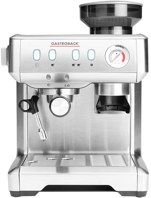 Design Espresso Advanced Barista Siebträgermaschine silber von Gastroback