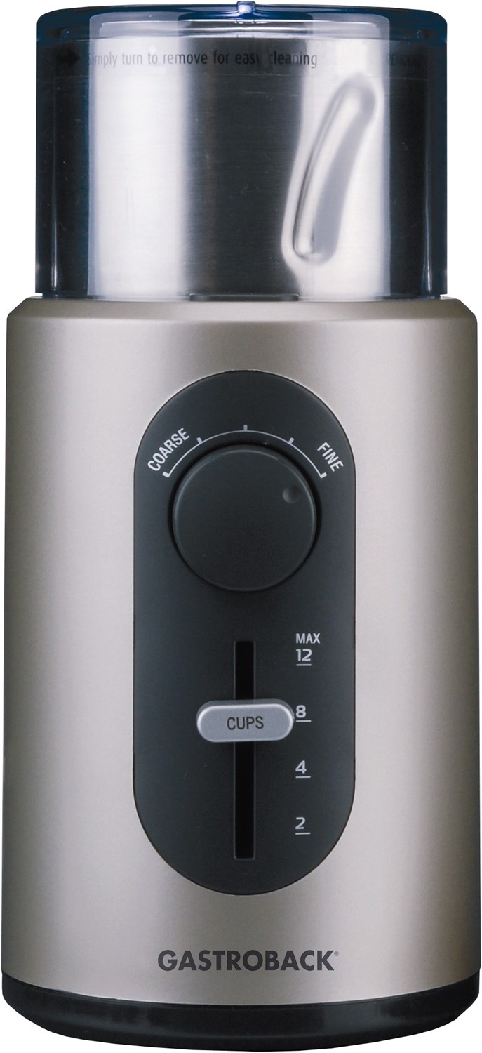 Design Kaffeemühle Basic silber Design Kaffeemühle Basic silber von Gastroback