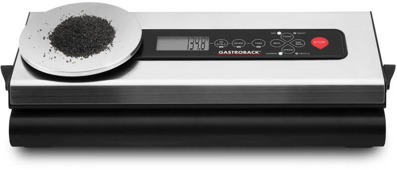 Design Vakuumierer Advanced Scale silber/schwarz von Gastroback