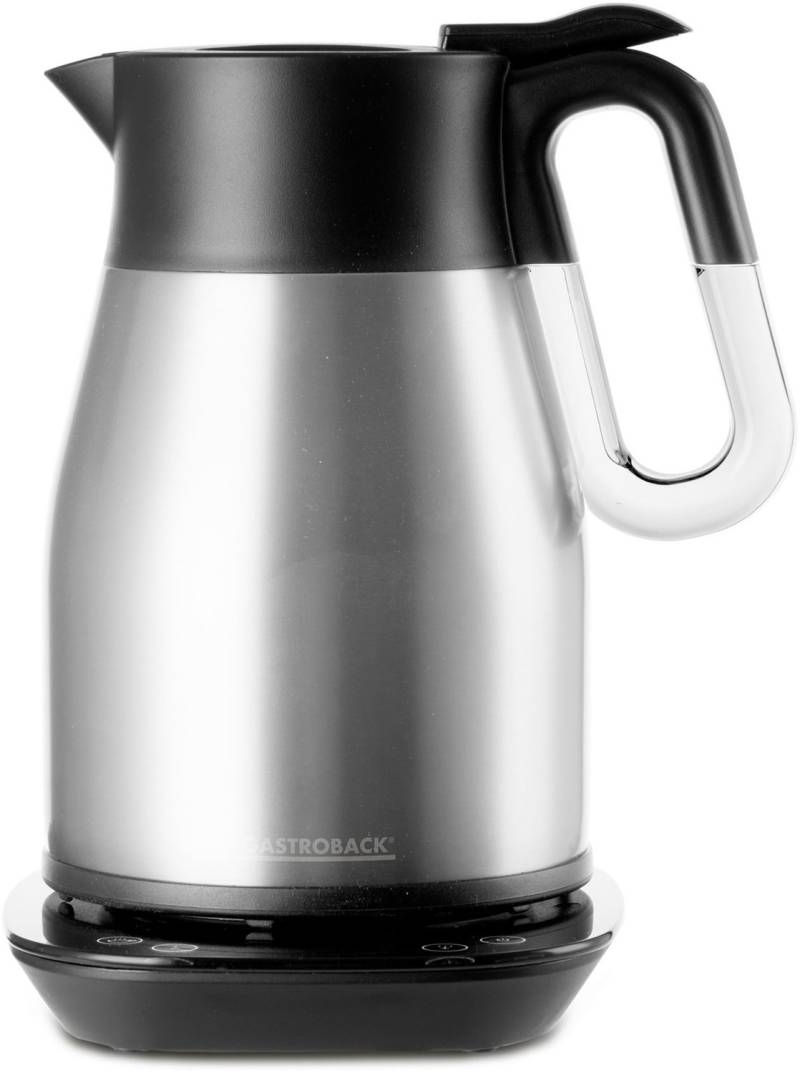 Design Wasserkocher Advanced Thermo schwarz/edelstahl von Gastroback