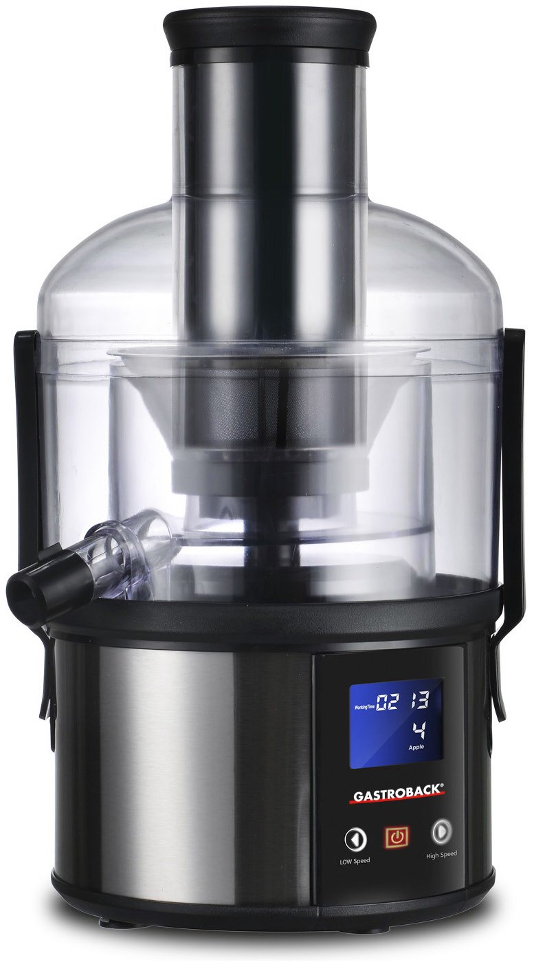 Easy Juicer Fun Entsafter schwarz/edelstahl von Gastroback