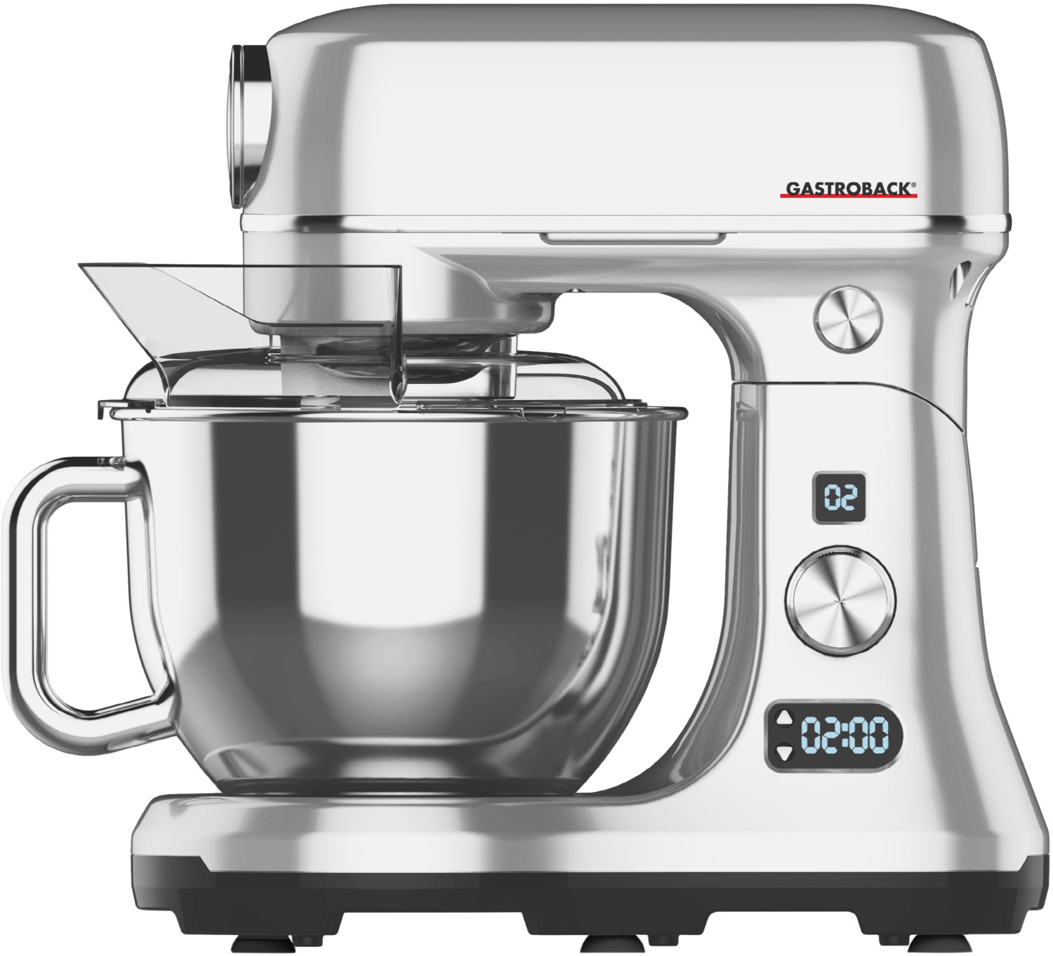 Gastroback 40977 Advanced Digital Design Küchenmaschine silber von Gastroback
