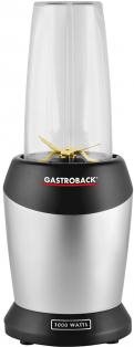 Gastroback 41029 Design Micro Blender Standmixer Smoothie-Maker Silber (41029) von Gastroback