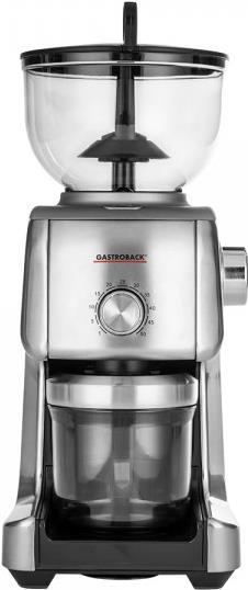 Gastroback Design Advanced Plus Kaffeemühle 130 W Schwarz - Edelstahl (42642) von Gastroback