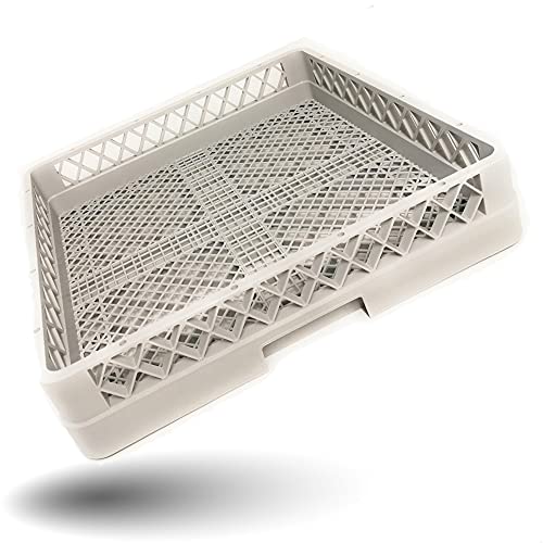 Gastronette Spülkorb Korb Besteck fein Teller Gläser Tassen Tabletts für Gastronomie Spülmaschine Spülmaschinenkorb Universal aus Kunststoff 50x50 cm feinmaschig stapelbar Tablettkorb GN Norm von Gastronette