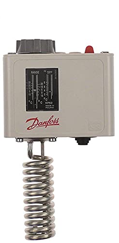 DANFOSS KP 62 Raumthermostat max. Temperatur 15°C Fühler 40x25mm -30 bis +15°C 1,5-7°C 6-23°C von Gastroteileshop