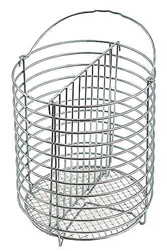 Gastroteileshop Gitterkorb für Hot-Dog-Grill, Rostbräter ø 180mm, Silber von Gastroteileshop