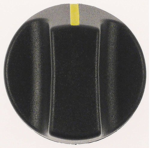 Roller-Grill Knebel Achsabflachung unten ø 40mm schwarz für Achse 6x4,6mm Symbol mit Nullstrich Roller-Grill Knebel Achsabflachung unten ø 40mm schwarz für Achse 6x4,6mm Symbol mit Nullstrich von Gastroteileshop