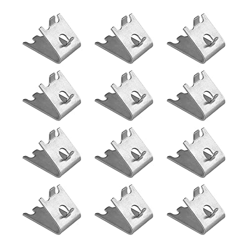 Gativs Edelstahl Kühlschrank Regal Clip 12 Stück Gefrierschrank Regal Clip 1,5 mm Verdicken Edelstahl Langlebig Kühlschrank Regal Clip 304 Edelstahl Regalklammer 1,5 mm Ersatz Winkelbodenträger Gativs Edelstahl Kühlschrank Regal Clip 12 Stück Gefrierschrank Regal Clip 1,5 mm Verdicken Edelstahl Langlebig Kühlschrank Regal Clip 304 Edelstahl Regalklammer 1,5 mm Ersatz Winkelbodenträger von Gativs