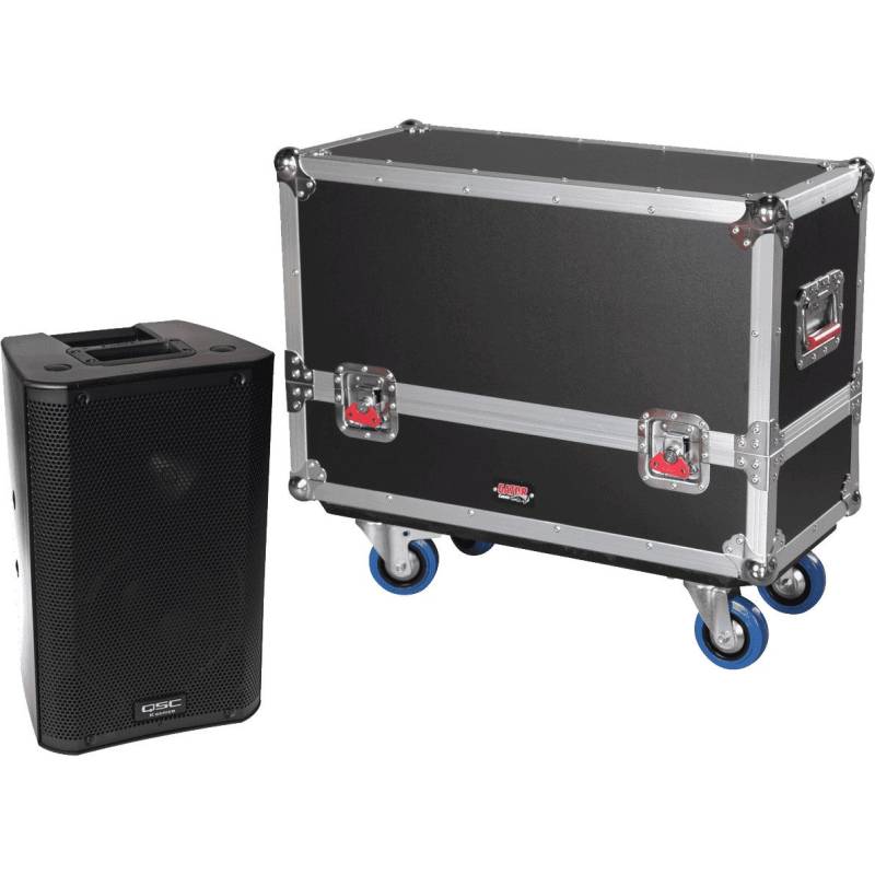 Gator Cases G-TOURSPKR-2K8 Wooden Flight Case for 2x QSC K8 Speakers von Gator Cases