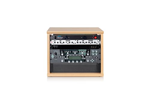 Gator Frameworks Elite Furniture Serie 8U Desktop Studio Rack in natürlichem Ahorn mattiert (GFW-ELITERK-8U-MPL) von Gator Frameworks