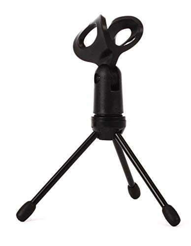 Gator Frameworks Mini Tisch-Mikrofonständer Tripod Desktop | Metall, Kompakt, Modern | Ideal für Remote Podcast | Schwarz (GFW-MIC-0250) Gator Frameworks Mini Tisch-Mikrofonständer Tripod Desktop | Metall, Kompakt, Modern | Ideal für Remote Podcast | Schwarz (GFW-MIC-0250) von Gator