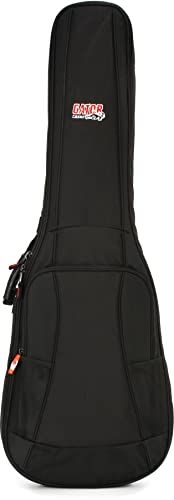 Gator Cases 4G Series Gig Bag für E-Gitarren mit verstellbaren Rucksackgurten; passend für die meisten Stratocaster- und Telecaster Gitarren (GB-4G-ELECTRIC) von Gator