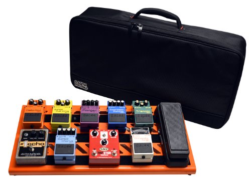 Gator Aluminum Guitar Pedal Board with Carry Bag Large: 23.75" x 10.66" | Orange Pedalboards (GPB-BAK-OR) von Gator