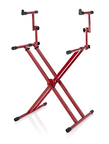 Gator Frameworks GFW-KEY-5100XRED "X" Style Keyboard Stand von Gator