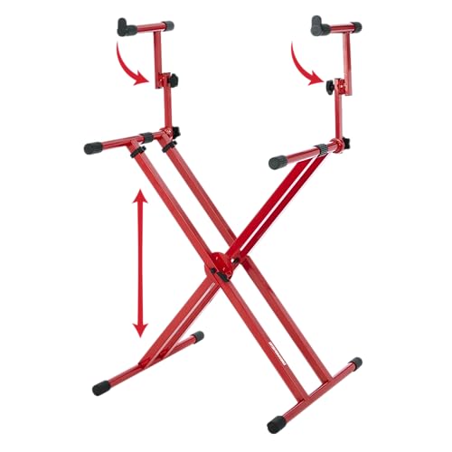 Gator Frameworks GFW-KEY-5100XRED "X" Style Keyboard Stand von Gator