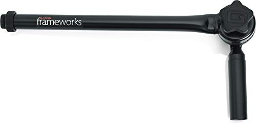 Gator Frameworks verstellbarer abgewinkelter Mini-Galgenarm mit ineinandergreifendem Design, 22,9 cm (9 Zoll) Galgenarm (GFW-MIC-CLMPBM9) von Gator