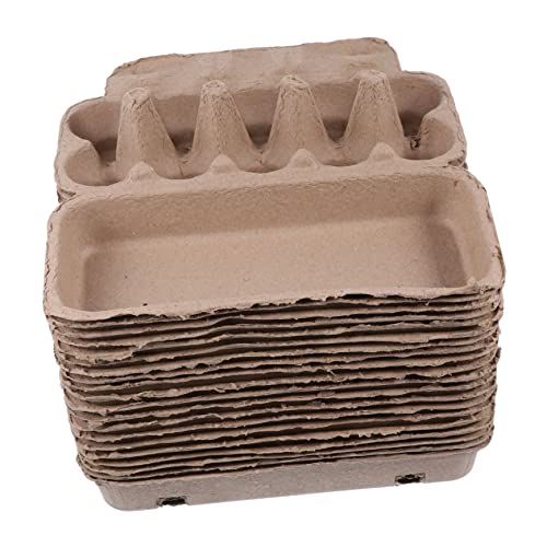 20 Stück 10 Brei-Eier-Tablett Eierkartons aus Papier Eierhalter aus Papierbrei flache Pfanne Kühlschrank Kücheneierablage Eierschale für zu Hause Einweg Eierständer Spender 20 Stück 10 Brei-Eier-Tablett Eierkartons aus Papier Eierhalter aus Papierbrei flache Pfanne Kühlschrank Kücheneierablage Eierschale für zu Hause Einweg Eierständer Spender von Gatuida