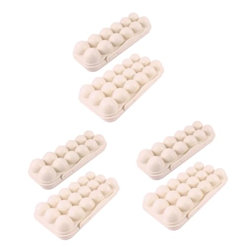 6 Stk aufbewahrungsdose storage boxes tragbarer Kühlschrank Aufbewahrungsboxen mit Deckel Eierverschlussbehälter Kücheneierablage Haushalt Container Aufbewahrungskiste Eierkarton 6 Stk aufbewahrungsdose storage boxes tragbarer Kühlschrank Aufbewahrungsboxen mit Deckel Eierverschlussbehälter Kücheneierablage Haushalt Container Aufbewahrungskiste Eierkarton von Gatuida