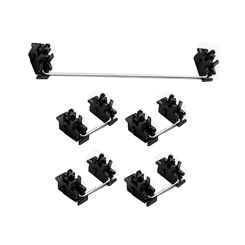 Gatuida Computerzubehör 4X 2u 1x 6 25u Montierte Stabilisatorplatte für Mechanische Tastatur von Gatuida
