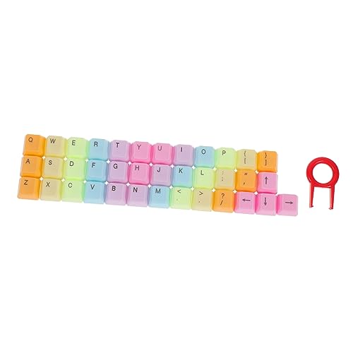 Gatuida 1 Satz Tastenkappe Tastatur Für Computer Pudding Ornament-Sets Kirsche Tastatur Farbige Tastatur Computertastaturen Computer Tastatur Beleuchtete Tastatur Scheinen Schutz Abs von Gatuida