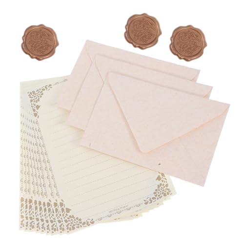 Gatuida 1 Satz Umschlag Briefpapier-Set Herstellung Schreibwaren Umschläge Briefgröße Kartenumschläge Umschläge im Retro -Stil Vintage-Umschlag Wiederverwendbare Umschläge von Gatuida