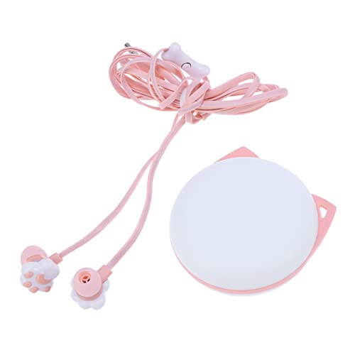 Gatuida 1 Stück Ohr ​​Verdrahtete Telefone Zelle für Telefonkasten Mädchen Ohrhörer: USB Katze Mikrofon Rosa Kinder. Mm Kitten Paw Kindermikrofonkopfhörer Mädchen-Klauenohrhörer mit Kabel von Gatuida